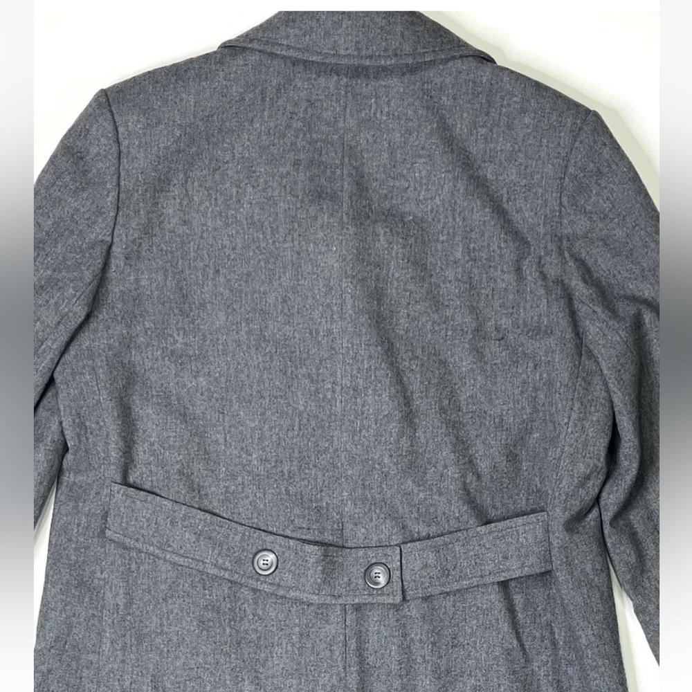 Pendleton Coat Women’s Size 12 100% Virgin Wool Long Gray Vintage - Picture 8 of 13